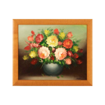 Pintura a óleo sobre cartão