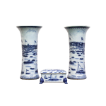 Conjunto de porcelana oriental