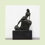 Escultura em bronze patinado - Image 7